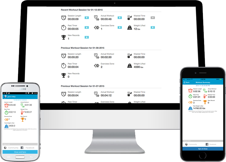 Elite Jefit Best Android and iPhone Workout, Fitness, Exercise and