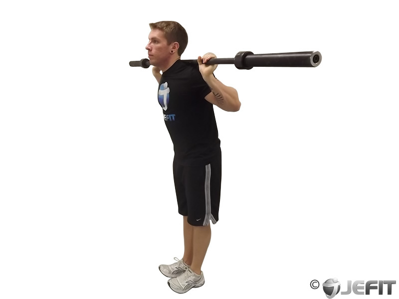 Barbell Rocking Standing Calf Raise