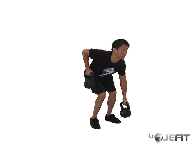 Kettlebell Alternating Row