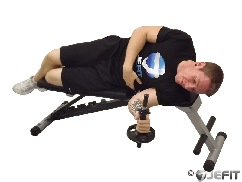 Dumbbell Lying Supination