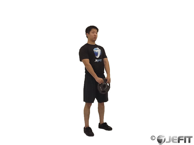 Weight Plate Front Raise