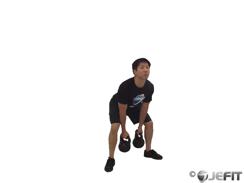 Kettlebell Two Arm Clean