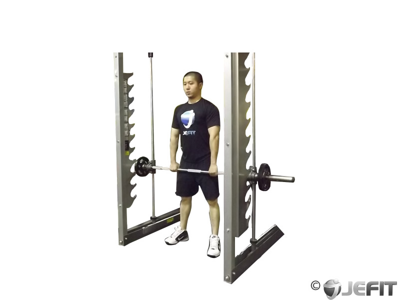 Smith Machine Upright Row