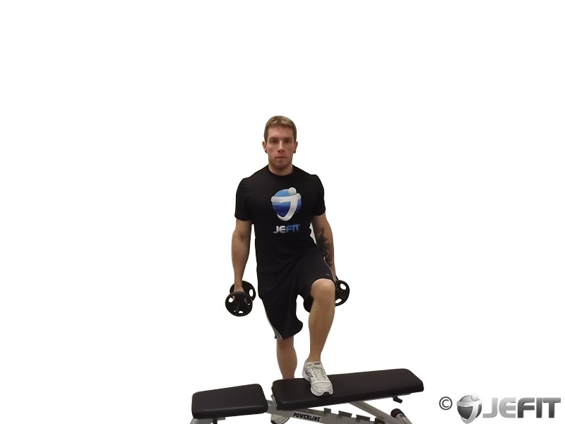 Dumbbell Step Ups