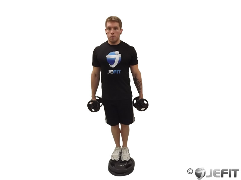 Standing Dumbbell Calf Raise