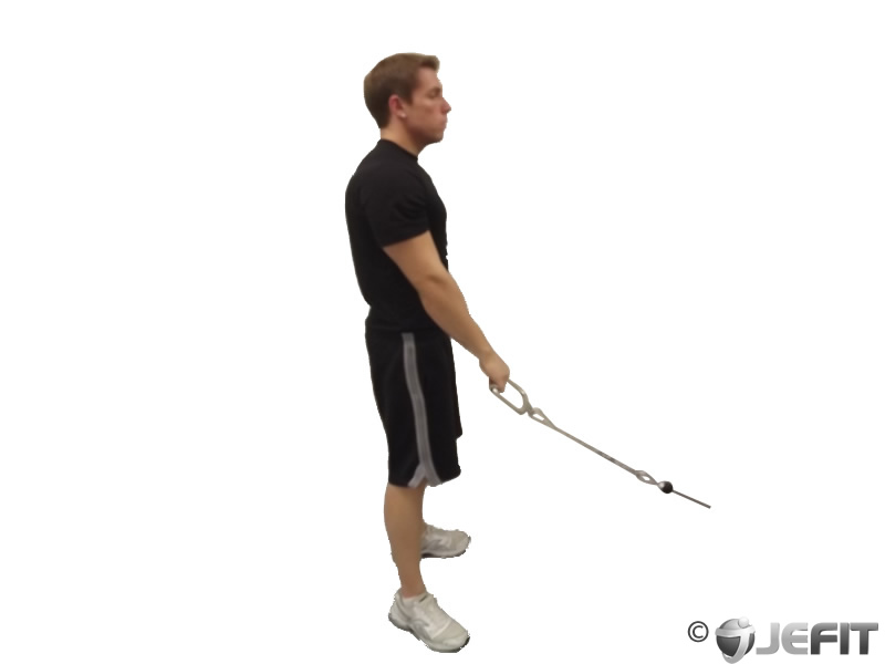 Cable Front Raise
