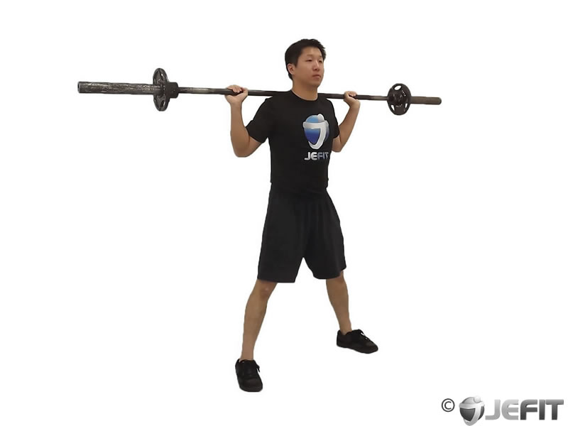 Barbell Wide Stance Squat