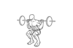 Barbell Front Raise