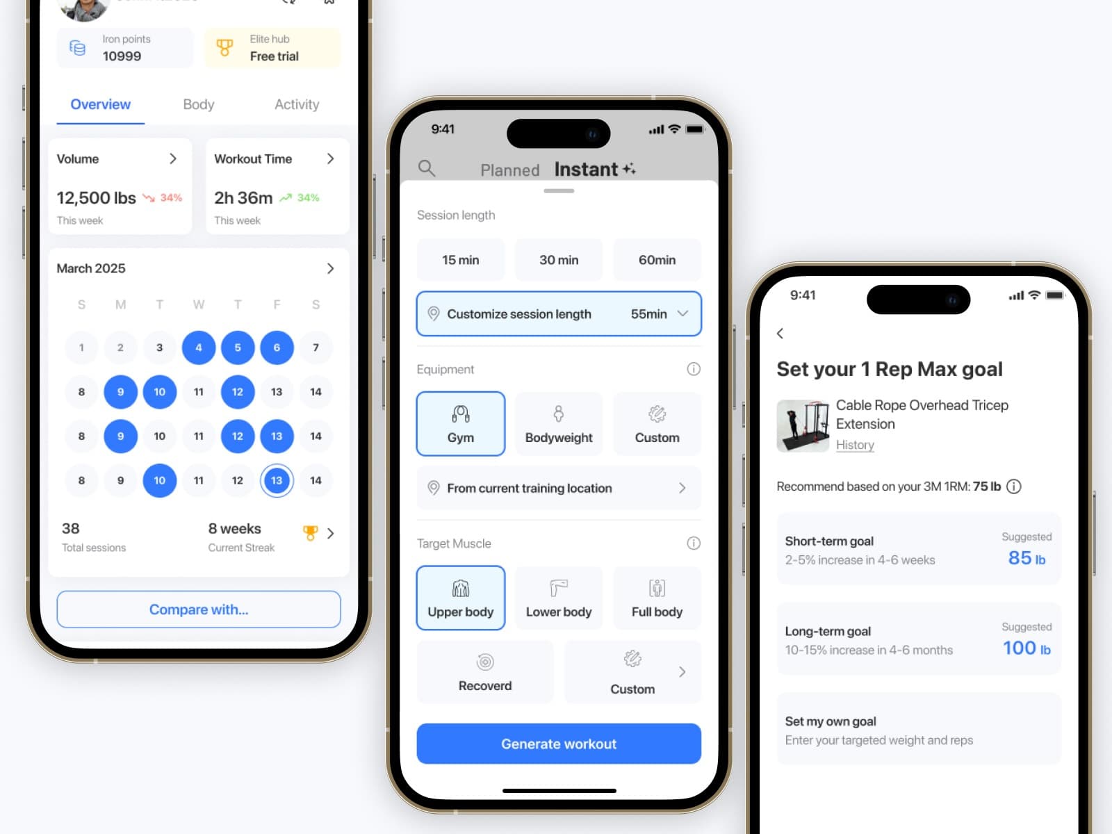 App screenshots