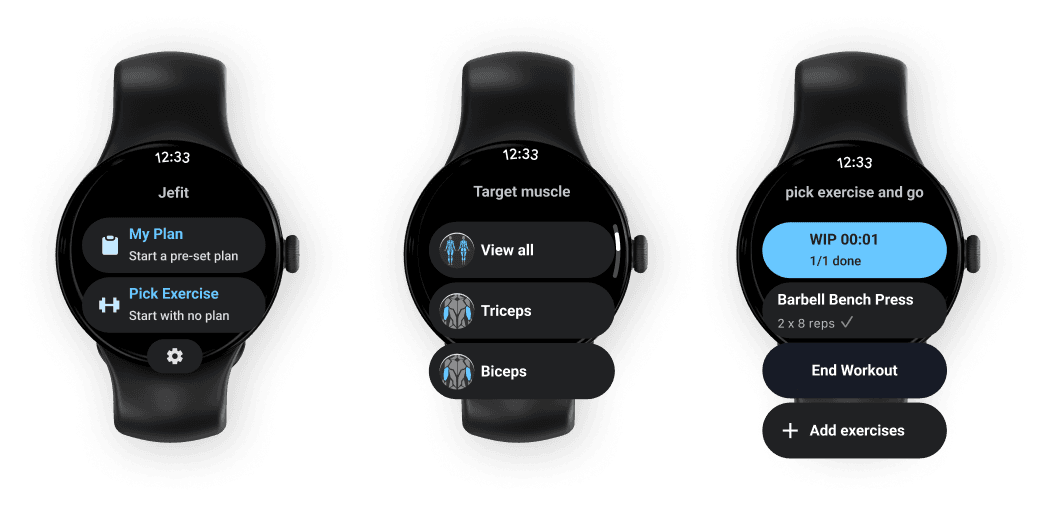 Watch app demo screenshot