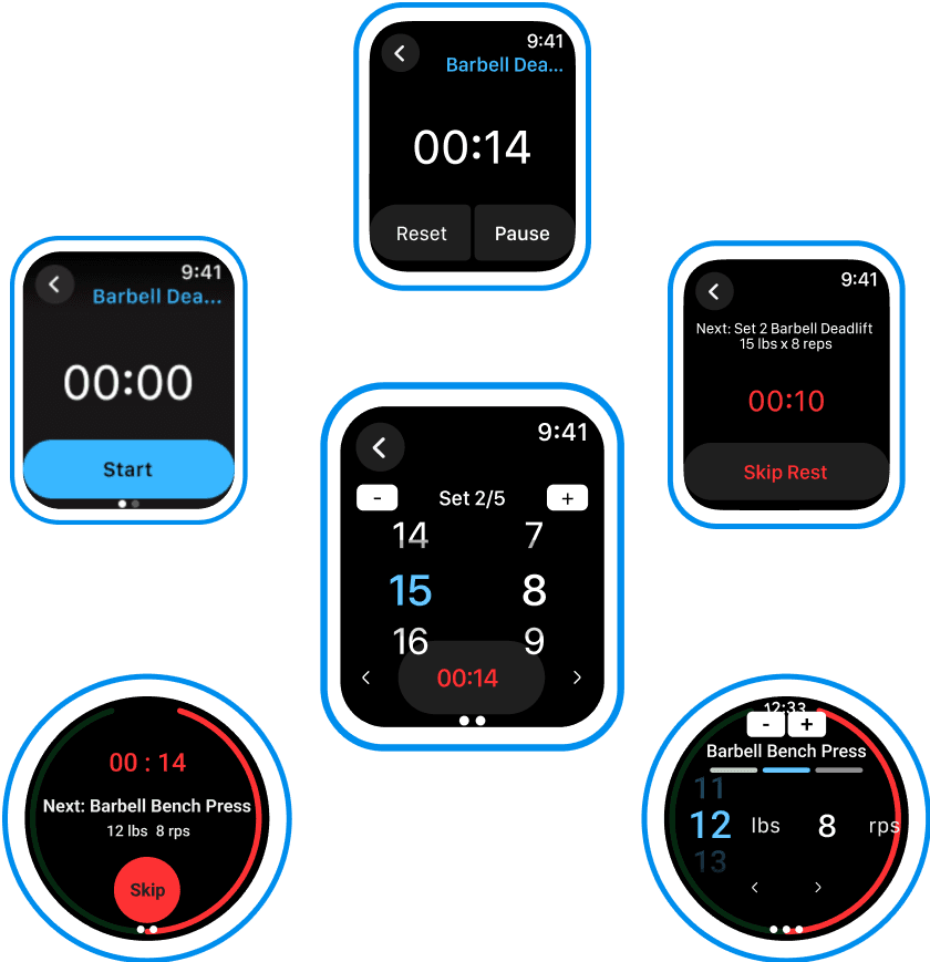 Watch app demo screenshot