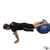 Stability Ball Knee Tuck Demonstration
