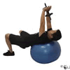 Dumbbell Pullover on Stability Ball Demonstration