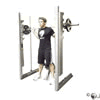 Smith Machine Bench Squat Demonstration