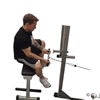 Seated Supinated Cable Wrist Curl Demonstration