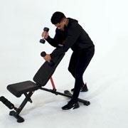 Dumbbell Alternating Preacher Curl (Hammer) Demonstration