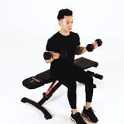 Dumbbell Seated Curl Demonstration