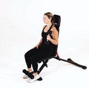 Dumbbell One-Arm Seated Hammer Curl Demonstration