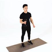 Dumbbell One-Arm Hammer Curl Demonstration