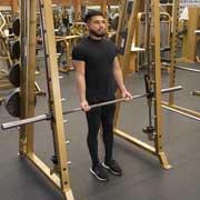 Smith Machine Bicep Curl Demonstration