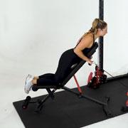 Cable Incline Bench Row Demonstration