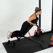 Cable Rope Incline Row Demonstration