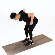 Dumbbell Rotational Row Demonstration