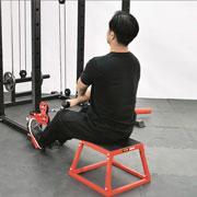 Cable Rope Seated Crossover Row Demonstration