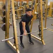 Smith Machine One-Arm Row Demonstration