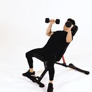 Dumbbell Incline Bench Press (Palms in) Demonstration