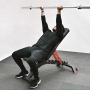 Barbell Incline Bench Press (Reverse Grip) Demonstration