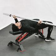 Barbell Reverse Bench Press (Wide Grip) Demonstration