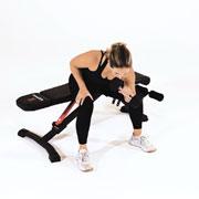 Dumbbell Reverse Concentration Curl Demonstration