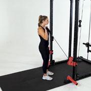 Cable One-Arm Reverse Curl Demonstration
