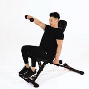 Dumbbell One-Arm Front Raise  Demonstration