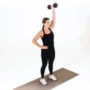 Dumbbell One-Arm Hammer Shoulder Press Demonstration