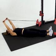 Cable Overhead Raise (Supine) Demonstration