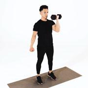 Dumbbell One-Arm Arnold Press Demonstration