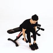 Dumbbell Seated Alternating Reverse Fly Demonstration