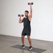 Dumbbell Alternating Press Demonstration
