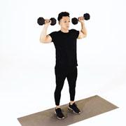 Dumbbell Dublin Press Demonstration