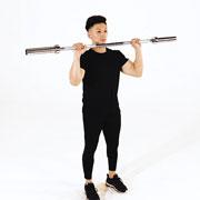 Barbell Alternating Front and Back Press Demonstration