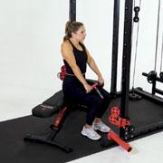Cable Seated Shrug Demonstration