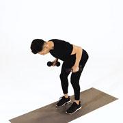 Dumbbell Alternating Kickback Demonstration