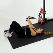 Cable Rope Tricep Extension (Supine) Demonstration