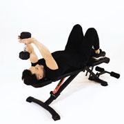 Dumbbell Tricep Extension (Supine) Demonstration