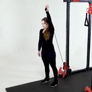 Cable One-Arm Tricep Extension Demonstration