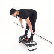 Barbell Stiff-Leg Deadlift (Bench) Demonstration