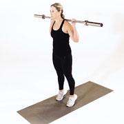 Barbell Calf Raise Demonstration