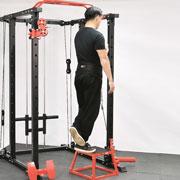 Cable Single-Leg Calf Raise Demonstration